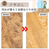 コモライフ そのまま使えるクリーナーワックス 391289 1個