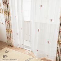 スミノエ ピーナッツ レースカーテン バルーントリップ 100×198cm 4549781264462 1枚