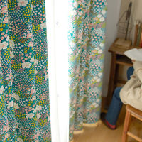 スミノエ デザインライフ セミオーダー カーテン オハナバタケ 1100×2150mm ミックス 1セット(2枚入)（直送品）