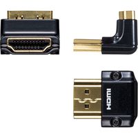 サンワサプライ HDMIアダプタ　L型(上) AD-HD05LUK 1個（直送品）