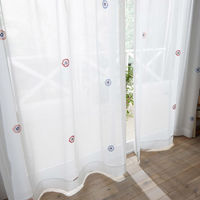 スミノエ デザインライフ セミオーダー レースカーテン リコボイル 1000×1890mm ミックス 1セット(2枚入)（直送品）
