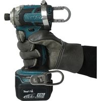 小野商事 牛本革作業手袋 背縫い ジャスピー AG490 1セット(2双)