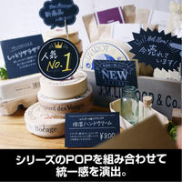 ササガワ 手書きPOP用カード 名刺サイズ ブラック 16-1750 1セット(1冊(10枚)×5)