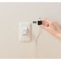 リヒトラブ ケーブルホルダー ブラック A7758-24 1セット(2個)（直送品）