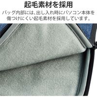 エレコム Surface Laptop 4/インナーバッグ/13.5inch/ネイビー BM-IBMSL2113NV 1個