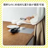 撮影用 背景 背景シート グレイッシュ(ライトグレー・ウォームグレー・グレー) A3サイズ 6枚入 DGA-BPA3GY エレコム 1個