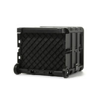 フタ付きキャリーカート ブラック LAKOLE/ラコレ