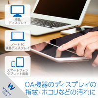 エレコム 液晶クリーナー ウェットティッシュ ノンアルコール 15枚入り 帯電防止 WC-DP15H 1個