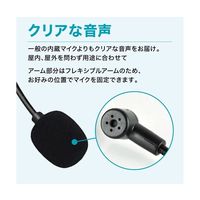 Trimate ヘッドセットマイク 有線タイプ TRM-MK003 1個 67-4919-96（直送品）