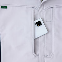 アイトス 長袖ブルゾン シルバーグレー 6L 3501-003-6L 3501 1着（直送品）