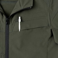 アイトス 長袖ブルゾン ダークグリーン SS 4101-015-SS 4101 1着（直送品）