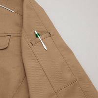 アイトス 長袖ブルゾン カーキ 4L 3301-025-4L 3301 1着（直送品）