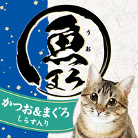 ペティオ 魚まろ グレインフリー かつお＆まぐろ しらす入り 60g 12袋 キャットフード ウェット パウチ