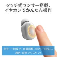 グリーンハウス 完全ワイヤレスステレオイヤホン ブラック GH-TWSUA-BK 1個