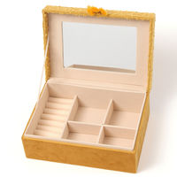 アクセサリー収納BOX イエロー studio CLIP