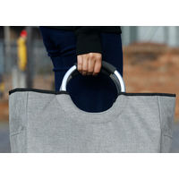 保冷トートバッグ BOCCA 17L アッシュグレー 1個 アルミハンドル シービージャパン