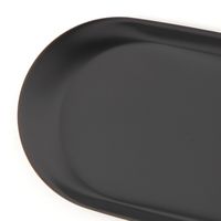 ステンレストレー(オーバル)ブラック(S) LAKOLE/ラコレ
