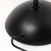 プリーツシェードライト ブラック LAKOLE/ラコレ