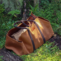 ダルトン アウトドアバッグ ワックスキャンバスログバッグ キャメル 328892 1個（直送品）