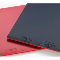 Butterfly(バタフライ) 卓球 ハイテンション裏ラバー ザイア 03 2.5 レッド 06140 1枚（直送品）