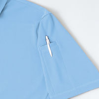 アイトス 長袖ポロシャツ サックス L 50017-007-L 50017 1枚（直送品）