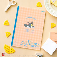 日本ノート ノート トムとジェリーチーズパーティー セミB5 6.5mm30枚5柄セット U18905 1パック