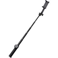 エレコム Bluetooth自撮り棒/回転ホルダー型/三脚付/45cm/ブラック P-SSBTRBK 1個