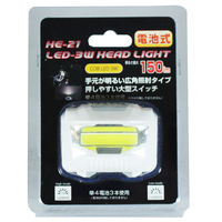 長輝LITETEC LEDヘッドライト 電池式3W HE-21 1個