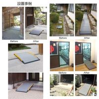 シコク 車いす用スロープ段ない・ス ロール 24-7647-00　マツヨシカタログ（直送品）