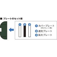 日本光器製作所 溶接面 600型 赤 開閉窓タイプ 106-0010（直送品）