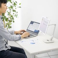 サンワサプライ 汎用タブレットスタンド MR-TABST18W 1個（直送品）