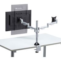 サンワサプライ 水平多関節液晶モニタアーム(H420 左右2面) CR-LA1802 1台（直送品）