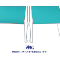 藤沢工業 TOKIO NSB・NSWシリーズ スタッキングチェア NSB-T10 クリアグリーン 1セット（4脚入）（取寄品）
