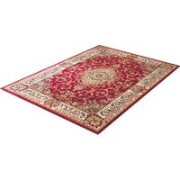 ファミリー・ライフ ＜ヒートセット加工＞ペルシャ柄ウィルトン織ダイニングカーペット 3畳用 グリーン a1770720（直送品）