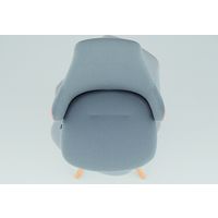 オカムラ ライブス ワークチェア ローバック 木脚/ナチュラル 張地：ツイル（単色） ペールピンク/ホワイト CD63YW FKZ7 1脚（直送品）