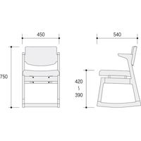 オカムラ ルサック 学習チェア ロッキングチェア ブルー 8CB81D FKW9 1脚（直送品）