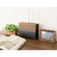 宮武製作所 TEER（ティール） ハンディクリーナースタンド 幅200×奥行80×高さ165mm ブラウン HC-1100M_BR 1個（直送品）