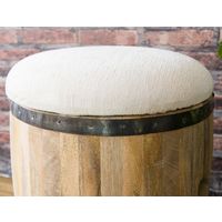 宮武製作所 MASALA（マサラ） 樽型スツール 座面帆布 CH-L3651 1脚（直送品）