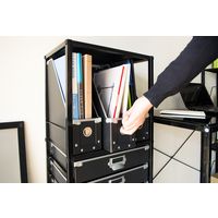 宮武製作所 MOLT（モルト） チェスト 幅390×奥行275×高さ995mm ブラック SH-1226_BK 1個（直送品）