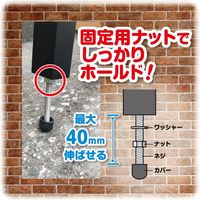 アスカ 高さ調整つきスタンドボード L レッド BB029R（直送品）