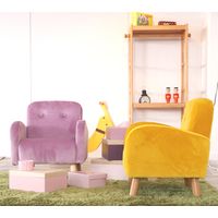 市場 ソファ キッズ パーソナルソファ 幅455mm イエロー HLI-5005YL 1脚（直送品）