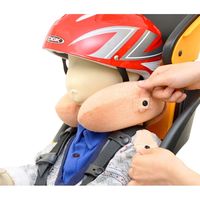 オージーケー技研 ヘッドレスト付き子供のせ用ネックピロー グレー NEP-001（直送品）