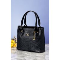 小田清 <ユリ・コジマ>オースト型押し手提げブルー 6687630（直送品）