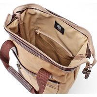 山一インターナショナル 日本製耐水帆布の3WAYバッグベージュ <エヴァウイン> a1965710（直送品）