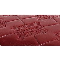 小田清 イタリアンレザーコイン分け長財布ワイン 花柄型押し a1747440（直送品）