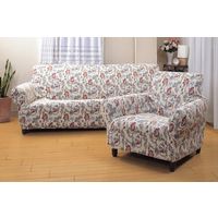 リードカキノ 伸縮フィット式ソファカバー(ストレッチ)肘無し2人掛用 a13362 1個