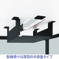 【組立設置込】コクヨ インベントFSデスク INVENT サークル 平机 直径1200×高さ720mm アッシュブラウン×ブラック 1台（直送品）