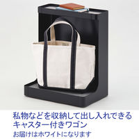 オカムラ VILLAGE VD-Aデスク 荷物置きワゴン 幅450×奥行300×高さ550mm ホワイト 1台（取寄品）