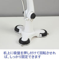 セキセイ テレホンアーム フレックス ＜吸着タイプ＞ TA005-00 1箱（6台入）テレフォンスタンド 机上 回転 電話台