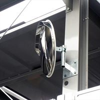 信栄物産 ステンレスミラー 丸型 φ325(白) S-1W 1枚